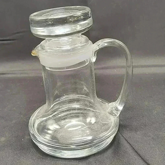 Vintage Colony Crystal Glass Pitcher with stopper. - Picture 1 of 2